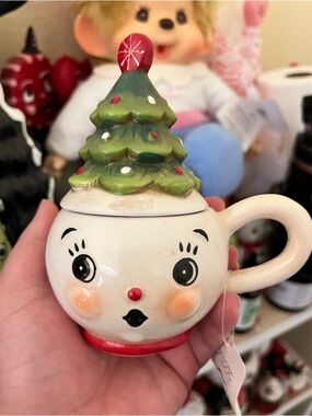 JOHANNA PARKER CHRISTMAS TREE SNOWMAN MUG